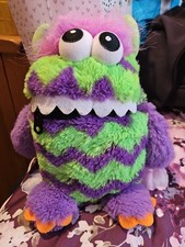 GOSH! Designs Worry Monster Plush, Purple & Green Medium Soft Toy