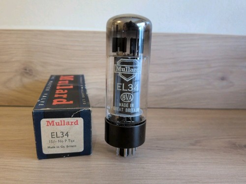 Boxed mullard xf2 el34 - mullard,