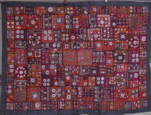Vintage banjara cloth sawn - vintage,