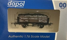 DAPOL B882 4 PLANK WAGON HARTS HILL IRON CO. WITH  COAL LOAD. NEW.