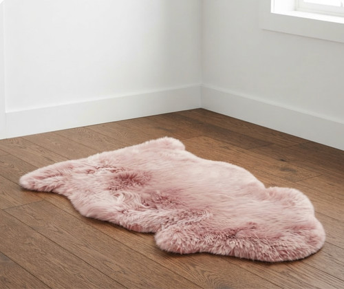 Genuine sheepskin rug real - rug,