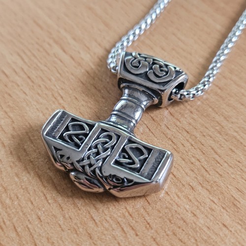 Thor hammer mjolnir necklace - thor's,