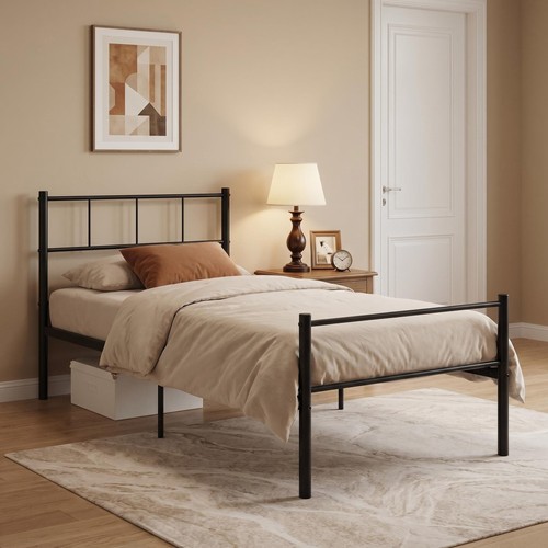 Panana single metal - single, bed