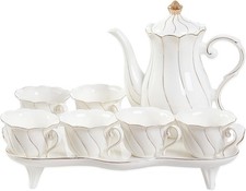 DUJUST - 14 Piece Tea Set for
