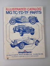 MG TC-TD-TF Parts List Catalog Illustrated Manual Diagrams Abingdon Spares