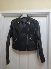 Faux Leather Biker Jacket