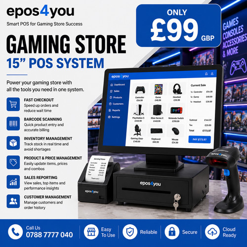 Gaming store epos system pos - gaming,