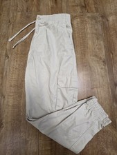 Zara Mens Beige Cargo Jogger