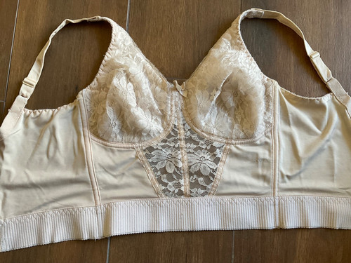 Vtg long line beige bullet - vtg,