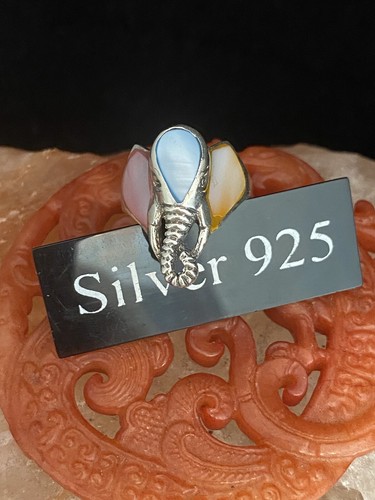 Solid silver elephant - solid, ring