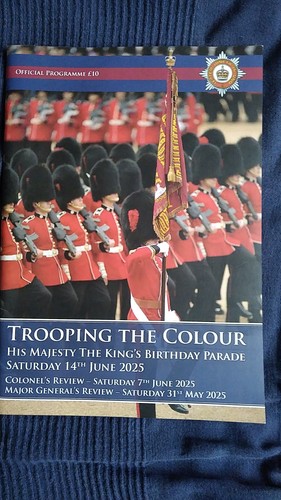 Official programme trooping - programme,