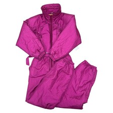 Dolomiten One Piece Ski Suit Snow Winter Retro Vintage 90s Purple Womens Small