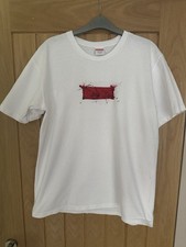 Ralph Steadman Supreme Box Logo T-Shirt Size Medium White