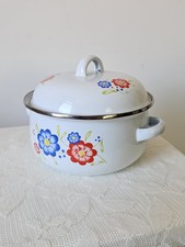 Vintage Floral Enamelware