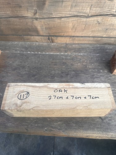 Oak wood turning - , blank