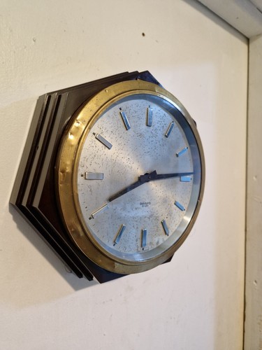 Art deco bakelite wall clock - bakelite,