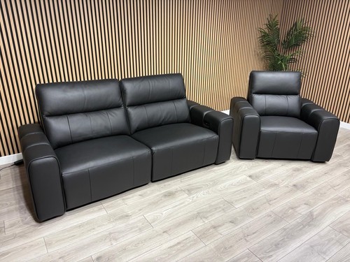 Bellagio leather seater - leather, 3