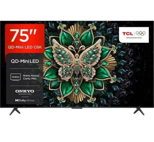 Tcl c6k mini led 4k - c6k, 75"