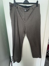 Papaya (Matalan) Dogtooth Tapered Trousers Size 18