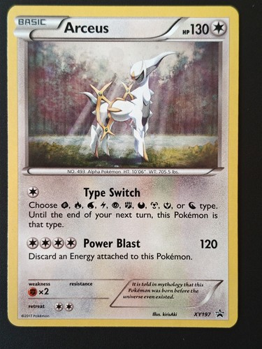 Pokémon arceus xy197 black - pokémon,