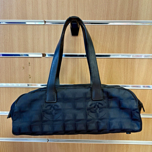 Chanel black nylon - black, line