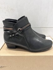 FLY FLOT Ladies Black Leather