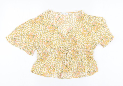 Primark womens yellow - yellow, floral