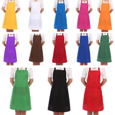 Adult Apron Men's Ladies Butcher Cooking Baking Kitchen BBQ Catering Chef Plain