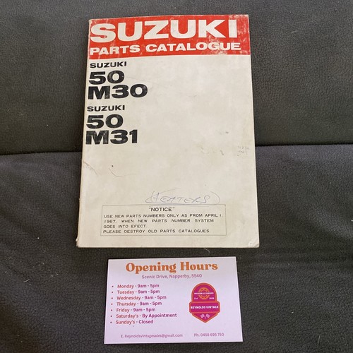 Suzuki parts catalogue 50cc - parts,
