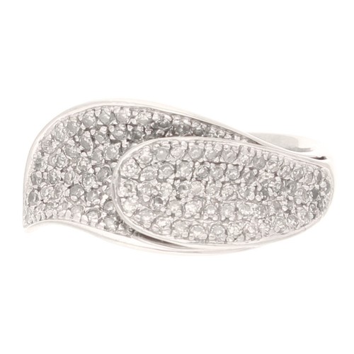 9carat white gold 50ct - white, 0.50ct