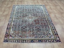 Antique PERSAIN CARPET RUG HAND MADE old Wool / Hamedan  198 X 128 CM