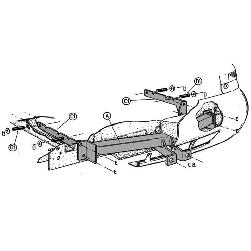 Witter f77 towbar ford mondeo - towbar,