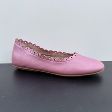 Fitflops Allegro Pink Leather Ballerinas Shoes Size Uk 5.5