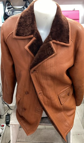 Men shearling coat - men's,