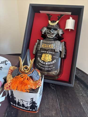 Vintage nikka whisky - whisky, samurai