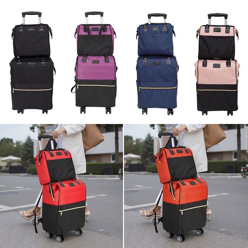 2pcs trolley travel bag - trolley, on