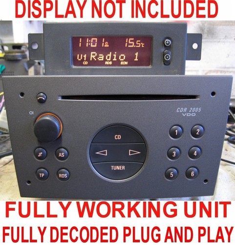 Vauxhall vdo cdr 2005 - cdr,