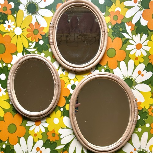 Natural rattan wrapped oval - natural,