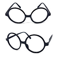 Round Wizard Glasses Fancy Dress Nerd Joke Kids Potter Style Geek Party Costume