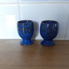 Denby Midnight Blue Egg Cups x