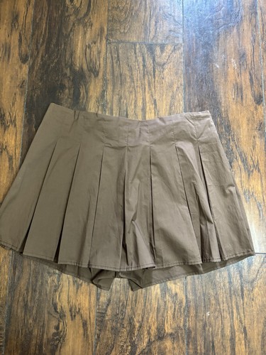 Women lis brown - brown, pleated