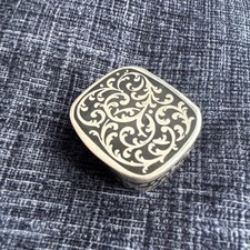 vintage sterling silver niello