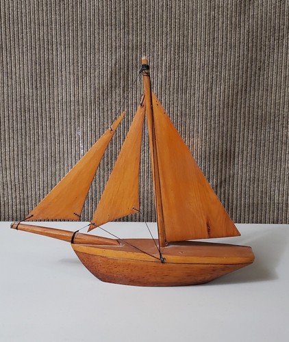 Vintage sailing ship boat wood