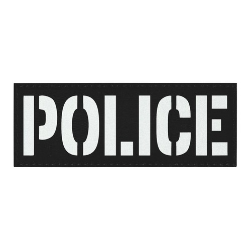 Police 3x8 reflective viz - reflective, hi