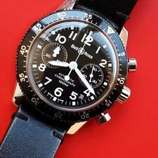 RARE MEN  BELL &  ROSS  AUTOMATIC  CHRONOGRAPH  DATE  REF 520 S  41 MM  SERVICED