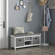 Narrow Shoe Storage Bench Seat