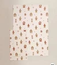 NEW CHRISTMAS FESTIVE HAND TOWEL GINGERBREAD MEN HOUSE BATHROOM TOWEL