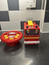 Fireman Sam Drive and Steer Jupiter Fire Engine With Sounds Tested & Working