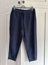 Fat Face Navy Blue Linen Blend