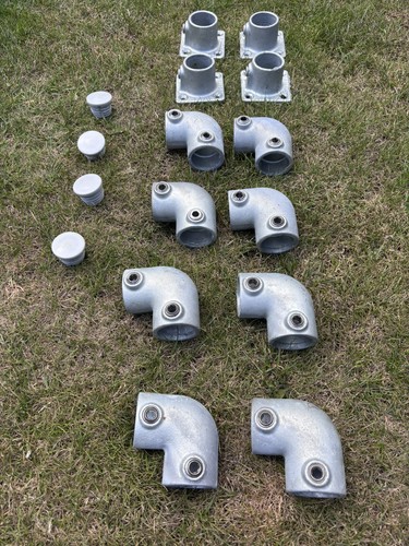 Galvanised key clamp